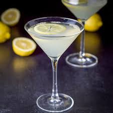 Illustration of a Lemon Drop cocktail